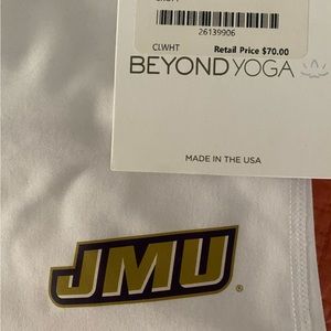 NWT James Madison University yoga exercise top